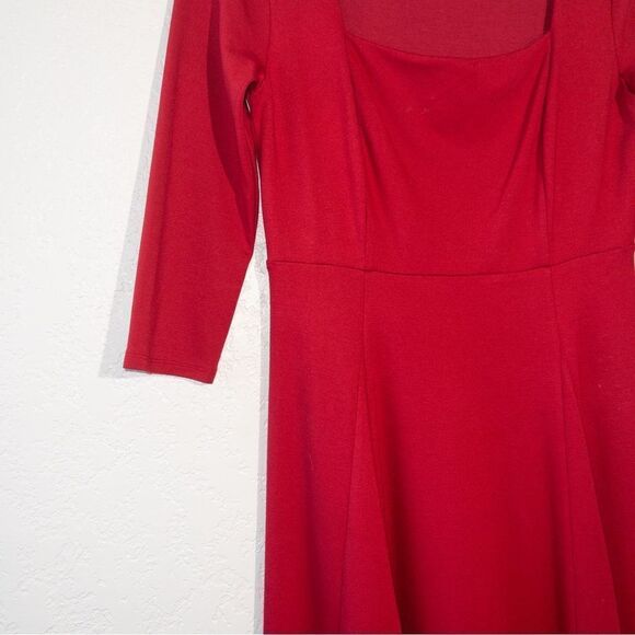 Maeve x Anthropologie Red Jocelyn‎ Midi Dress Size Small - Picture 6 of 7